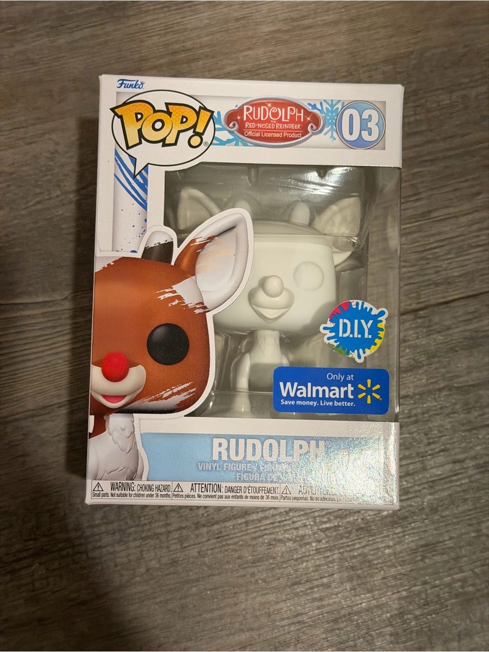 Funko POP! Rudolph DIY Vinyl Figure - Walmart Exclusive Vaulted